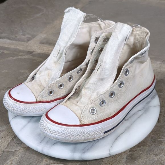 Converse All Star hi top white shoes size men's 5